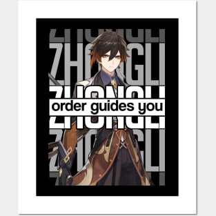 ZHONGLI order guides you Genshin Impact Posters and Art